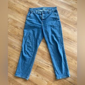 Extra High-Rise size 12 straight leg jeans old navy